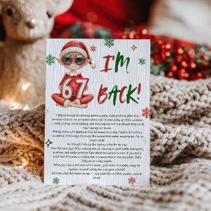 Invitation Lettre de Retour de Lutin de Noël 6 7 mème tendanc
