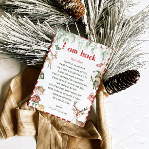 Invitation Lettre d'invitation de lutin de Noël pour enfants