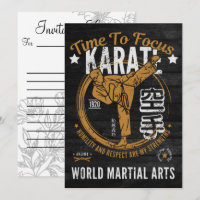 Lettre d'invitation Karate