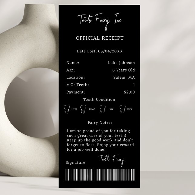 Invitation LETTRE FLOYALE POUR ENFANTS 1re dents perdues (Créateur téléchargé)