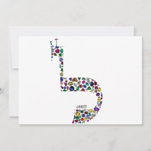 Invitation Lettre 'LAMED'