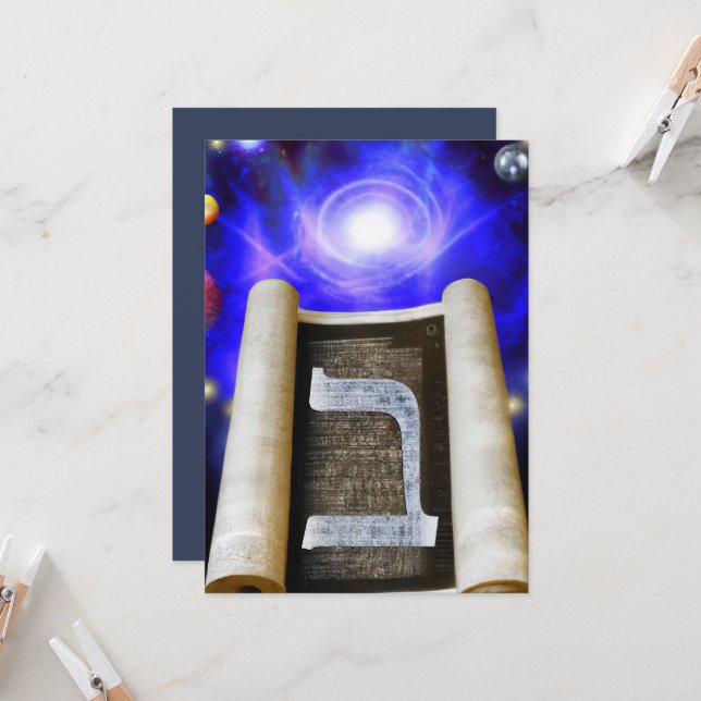 Invitation Lettre pari (Devant/Arrière en situation)