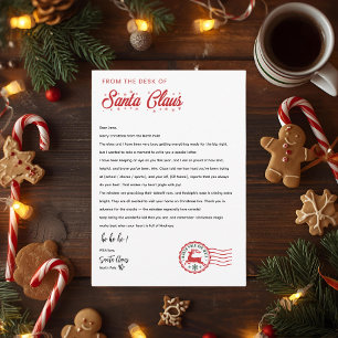 Invitation Lettre personnalisée du Père Noël Pôle Nord
