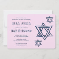 LETTRES D'ÉTOILE STAR DE DAVID Custom BAR Mitzvah