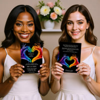 🌈 ❤️ LGBTQ Heart of Pride mariage