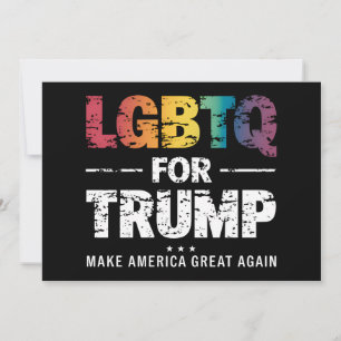 INVITATION LGBTQ POUR TRUMP GAY LESBIAN POUR TRUMP 2024