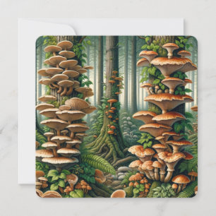 Invitation L'harmonie de la nature : Motif sans couture botan