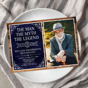 Invitation L'Homme La Légende Le Mythe 80e Anniversaire