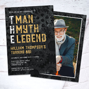Invitation L'Homme La Légende Le Mythe 85e Anniversaire Photo