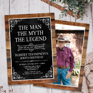Invitation L'Homme Le Mythe La Légende 100e Anniversaire