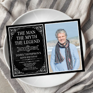 Invitation L'Homme Le Mythe La Légende 60e Anniversaire