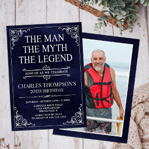 Invitation L'homme Le mythe La légende 70e anniversaire Photo