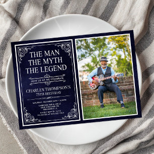 Invitation L'Homme Le Mythe La Légende 75e Anniversaire