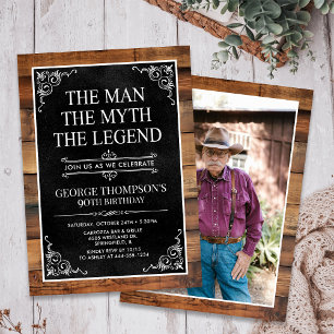 Invitation L'Homme Le Mythe La Légende 90e Anniversaire