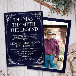 Invitation L'Homme Le Mythe La Légende 90e anniversaire Photo