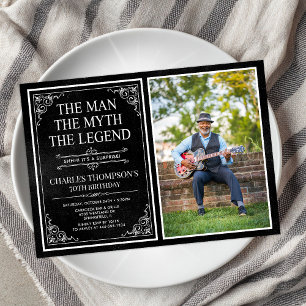 Invitation L'Homme Le Mythe La Légende Surprise 70e Anniversa