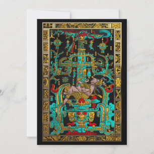 Invitation Lid of Great Tomb of Pakal - Astronaut Palenque