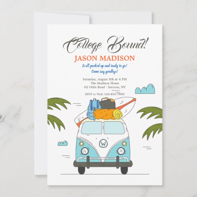 Invitation liée au collège (Devant)