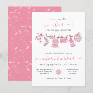 Invitation Ligne de Pom-pom girl