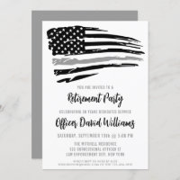 Ligne Grise Mince Retraite de l'agent correctionne