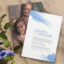 Lignes de traits minimalistes simples d'encre bleu