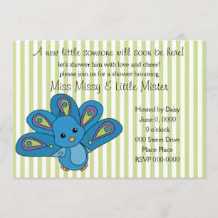 Invitation Lil' Baby Peacock