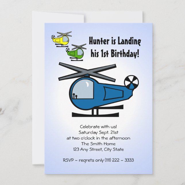 Invitation Lil' Chopper (Devant)