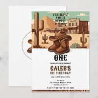 Lil Cowboy Bottes Country Western Chapeau 1er Anni