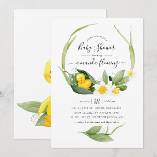 Invitation Lilly canard de printemps du Baby shower de la val
