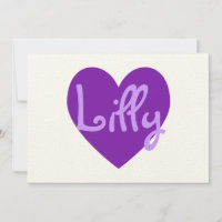 Lilly en violet