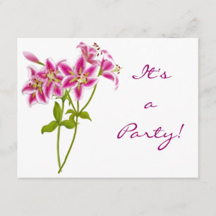 Invitation Lily Tigre Rose