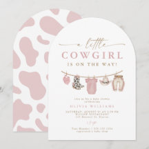 Linge de bébé Arch Baby Little Cowgirl Baby Shower