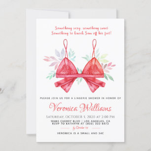 Invitation Lingerie Bridal Shower