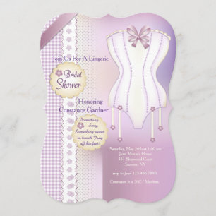 Invitation Lingerie Bridal Shower