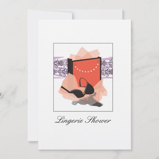 Invitation Lingerie Douche (Devant)