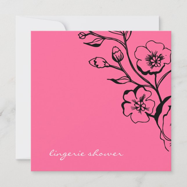 Invitation Lingerie rose 311 (Devant)