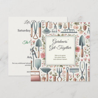 Invitation L'invitation à la Skillshare du jardin Racine & Ra