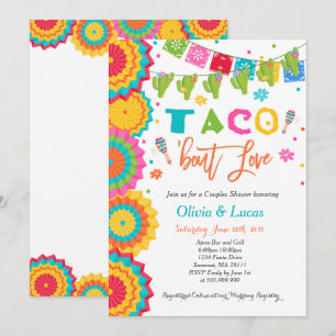 Invitation L'invitation d'amour d'accès de taco couple la