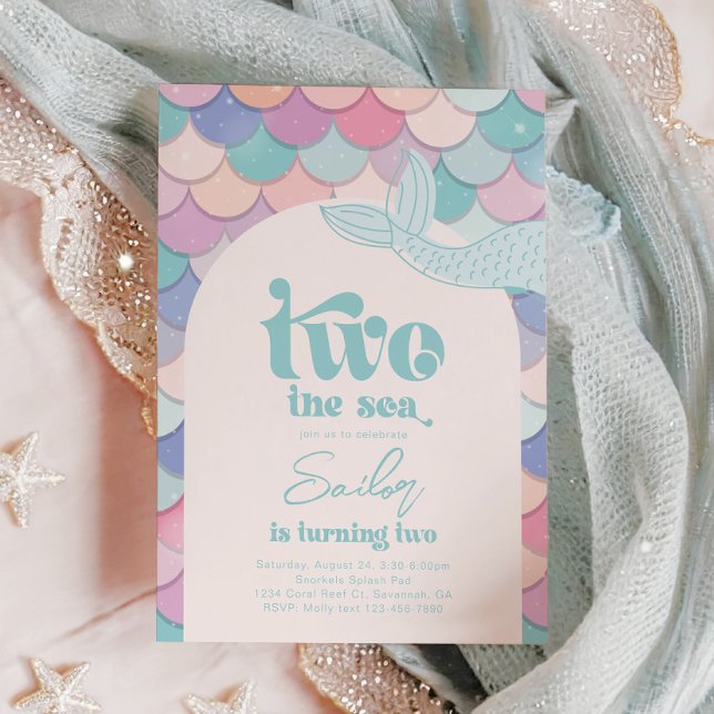 Invitation L'invitation de la sirène de mer (Créateur téléchargé)