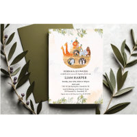 L'invitation du baptême de l'arche de Noé