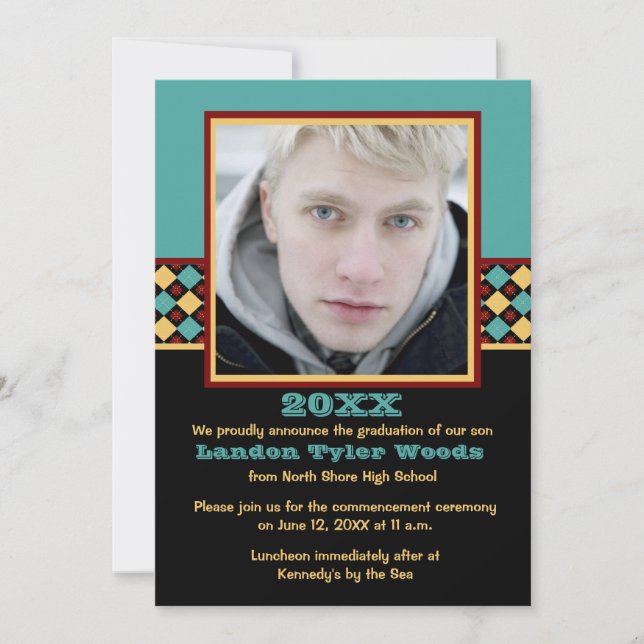 Invitation L'invitation pour la remise des diplômes d'Oxford (Devant)