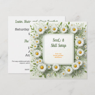 Invitation L'invitation Skillshare du jardin de domaine Daisy