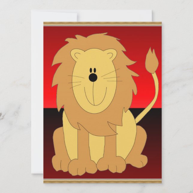 Invitation Lion (Devant)