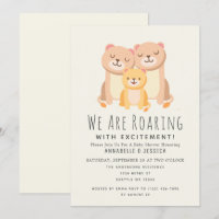 Lion Roaring Excitations 2 moms Baby shower