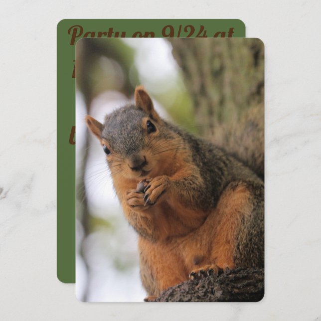 Invitation Liquide (Devant / Derrière)