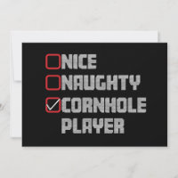 Liste de joueurs de cornhole Nice Naughty Noël dég