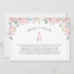 Invitation Little Ballerina Apportez un livre