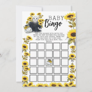 Invitation Little Boo Baby shower Bingo