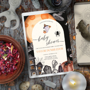 Invitation Little Boo est presque dû Baby shower d'Halloween