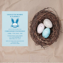 Invitation Little Bunny 1er anniversaire